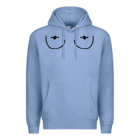 Colony Blue newboobs piercings Premium Hoodie - linhVisuals