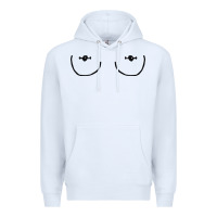White newboobs piercings Premium Hoodie - linhVisuals