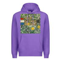 Purple the stone roses Premium Hoodie - linhVisuals