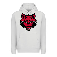 Dove Grey DEVIL - RED WOLVES FOOTBALL SOCCER STATE MEN Premium Hoodie - linhVisuals