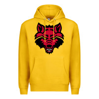 Lemon DEVIL - RED WOLVES FOOTBALL SOCCER STATE MEN Premium Hoodie - linhVisuals