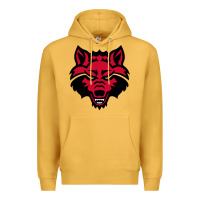 Mustard DEVIL - RED WOLVES FOOTBALL SOCCER STATE MEN Premium Hoodie - linhVisuals