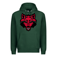 Sports Green DEVIL - RED WOLVES FOOTBALL SOCCER STATE MEN Premium Hoodie - linhVisuals