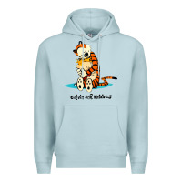 Blue Mist newcalvin and hobbes [tyellow] Premium Hoodie - linhVisuals