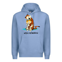 Colony Blue newcalvin and hobbes [tyellow] Premium Hoodie - linhVisuals
