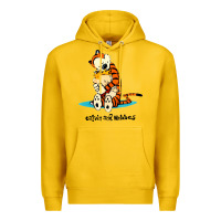 Lemon newcalvin and hobbes [tyellow] Premium Hoodie - linhVisuals