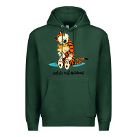 Sports Green newcalvin and hobbes [tyellow] Premium Hoodie - linhVisuals