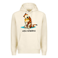 Tofu newcalvin and hobbes [tyellow] Premium Hoodie - linhVisuals