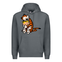Rock newcalvin and hobbes 04 Premium Hoodie - linhVisuals
