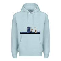 Blue Mist newcalvin and hobbes night star tardis Premium Hoodie - linhVisuals