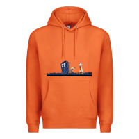 Carrot newcalvin and hobbes night star tardis Premium Hoodie - linhVisuals