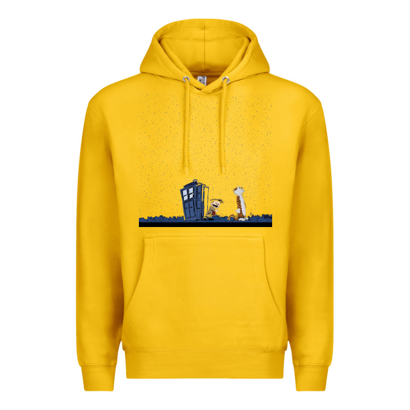 Newcalvin And Hobbes Night Star Tardis Premium Hoodie by linhVisuals | Teevron