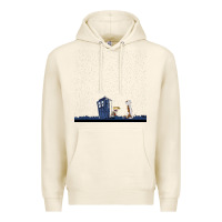 Tofu newcalvin and hobbes night star tardis Premium Hoodie - linhVisuals