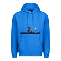True Royal newcalvin and hobbes night star tardis Premium Hoodie - linhVisuals