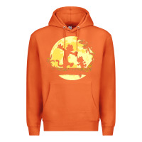 Carrot newcalvin and hobbes no worries Premium Hoodie - linhVisuals