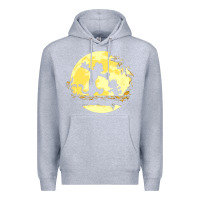 Heather Grey newcalvin and hobbes no worries Premium Hoodie - linhVisuals