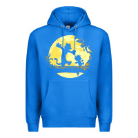True Royal newcalvin and hobbes no worries Premium Hoodie - linhVisuals