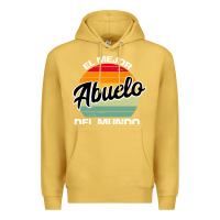 Antique Gold el mejor abuelo del mundo grandfather sweatshirt Premium Hoodie - linhVisuals
