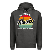 Charcoal Heather el mejor abuelo del mundo grandfather sweatshirt Premium Hoodie - linhVisuals