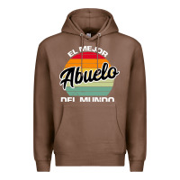 Chestnut el mejor abuelo del mundo grandfather sweatshirt Premium Hoodie - linhVisuals