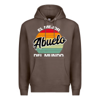 Coffee el mejor abuelo del mundo grandfather sweatshirt Premium Hoodie - linhVisuals