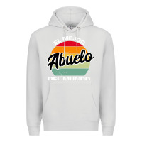 Dove Grey el mejor abuelo del mundo grandfather sweatshirt Premium Hoodie - linhVisuals