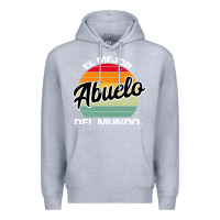 Heather Grey el mejor abuelo del mundo grandfather sweatshirt Premium Hoodie - linhVisuals