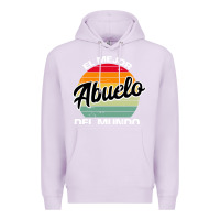 Lilac el mejor abuelo del mundo grandfather sweatshirt Premium Hoodie - linhVisuals