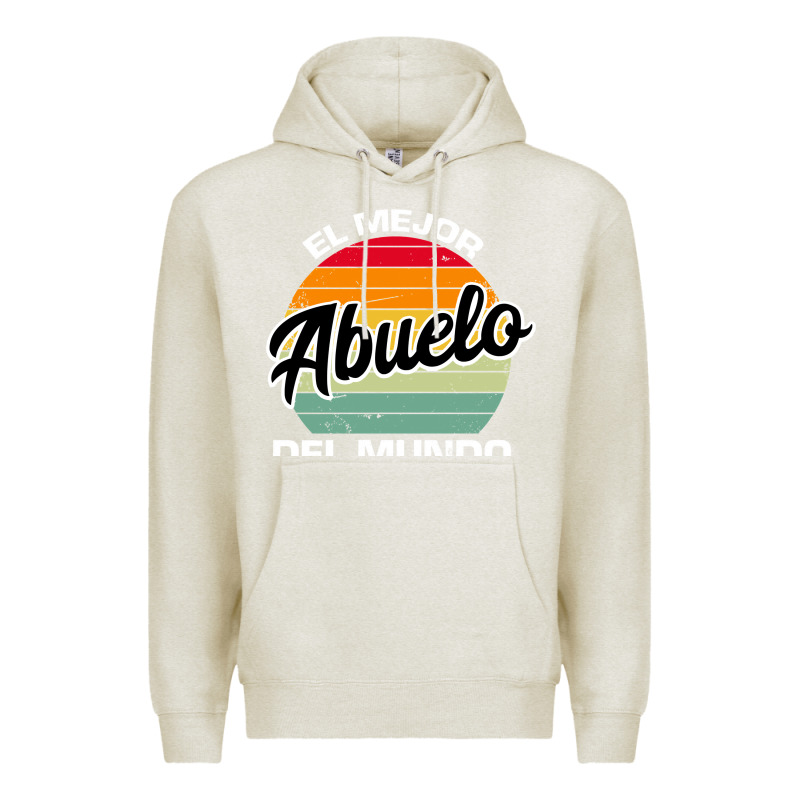 El Mejor Abuelo Del Mundo Grandfather Sweatshirt Premium Hoodie by linhVisuals | Teevron