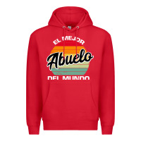Red el mejor abuelo del mundo grandfather sweatshirt Premium Hoodie - linhVisuals