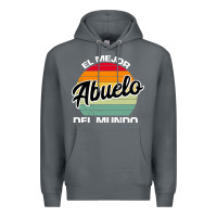 Rock el mejor abuelo del mundo grandfather sweatshirt Premium Hoodie - linhVisuals