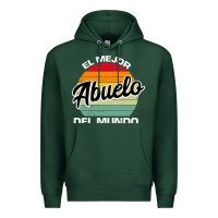 Sports Green el mejor abuelo del mundo grandfather sweatshirt Premium Hoodie - linhVisuals