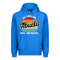 True Royal el mejor abuelo del mundo grandfather sweatshirt Premium Hoodie - linhVisuals