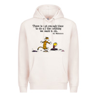 Pale Pink newcalvin and hobbes quote 10 Premium Hoodie - linhVisuals