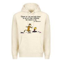 Sandshell newcalvin and hobbes quote 10 Premium Hoodie - linhVisuals