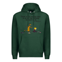 Sports Green newcalvin and hobbes quote 10 Premium Hoodie - linhVisuals
