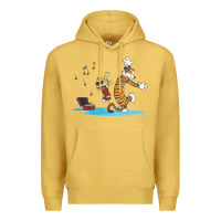 Antique Gold newcalvin and hobbes sing 09 Premium Hoodie - linhVisuals