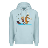 Blue Mist newcalvin and hobbes sing 09 Premium Hoodie - linhVisuals