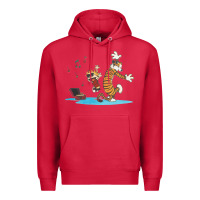 Cardinal newcalvin and hobbes sing 09 Premium Hoodie - linhVisuals