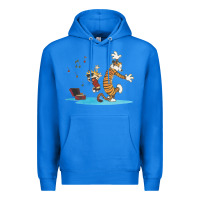 True Royal newcalvin and hobbes sing 09 Premium Hoodie - linhVisuals