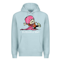 Blue Mist newcalvin and hobbes stupendous man Premium Hoodie - linhVisuals