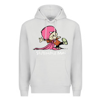 Dove Grey newcalvin and hobbes stupendous man Premium Hoodie - linhVisuals
