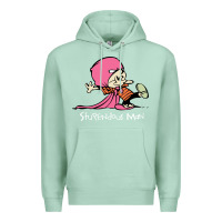 Seafoam newcalvin and hobbes stupendous man Premium Hoodie - linhVisuals
