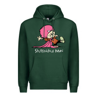 Sports Green newcalvin and hobbes stupendous man Premium Hoodie - linhVisuals