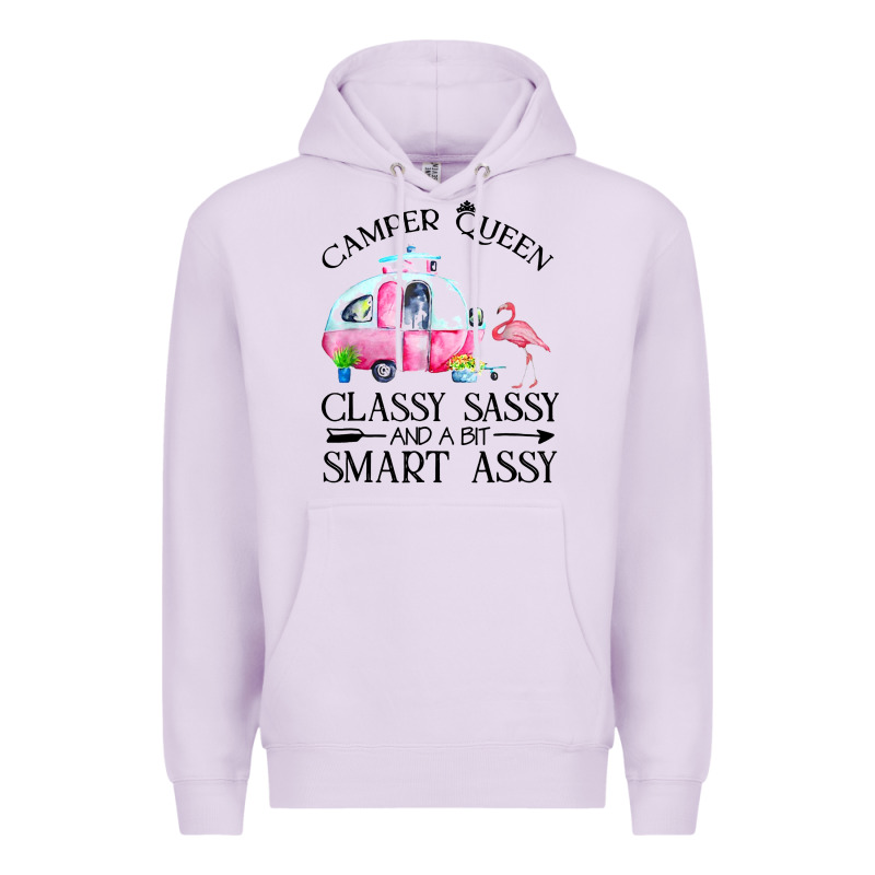 Newcamper Queen Classy Sassy And A Bit Smart Assy Premium Hoodie by linhVisuals | Teevron