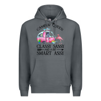Rock newcamper queen classy sassy and a bit smart assy Premium Hoodie - linhVisuals