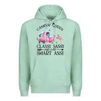 Seafoam newcamper queen classy sassy and a bit smart assy Premium Hoodie - linhVisuals
