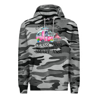 Slate Camo newcamper queen classy sassy and a bit smart assy Premium Hoodie - linhVisuals