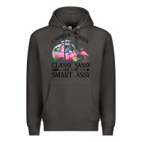 Smoke newcamper queen classy sassy and a bit smart assy Premium Hoodie - linhVisuals