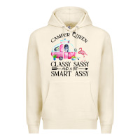 Tofu newcamper queen classy sassy and a bit smart assy Premium Hoodie - linhVisuals